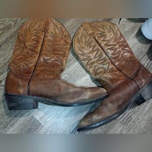 Women's Western Cowboy Leather Boots Size 12D